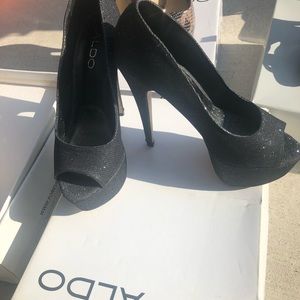 Also woman high heels